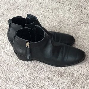 Black Aldo Booties (size 8)